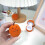 Halloween Pumpkin Ring Box Plush Mini Jewelry Case 1