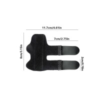 Trigger Finger Splint for Knuckle Immobilization Black One