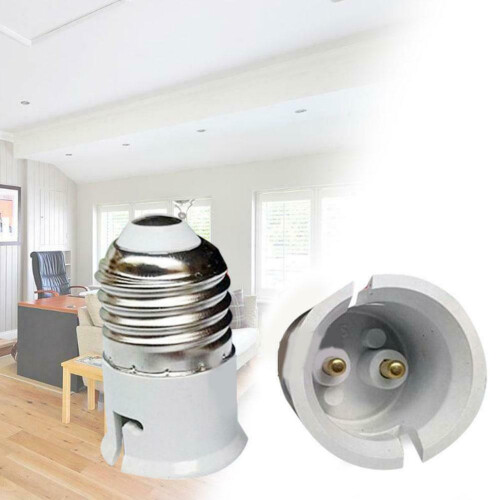 E27 to B22 light bulb adapter screw-on durable converter 2