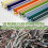 Reusable Bent Glass Straws 8mm 8-Pack Multicolor with 2 5