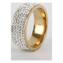 Women's Stainless Steel Geometric Ring Size 5-12