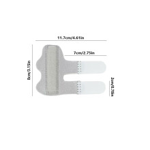 Trigger Finger Splint Brace for Knuckle Immobilization Gray