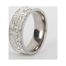Women's Stainless Steel Geometric Ring Size 5-12