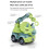 TITOUMI Dinosaur Engineering Car Toy Set, 2-in-1 4