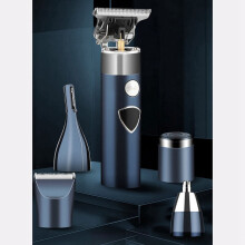 Men's Electric Beard Trimmer Cordless 5-in-1 Grooming Kit