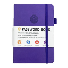 Address Book Planner Deep Purple 5.3 x 7.7 Inch with
