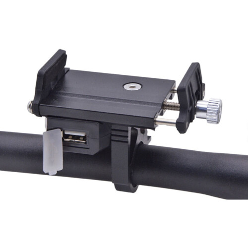 Ebike phone holder with USB charger for motorcycle ATV 1
