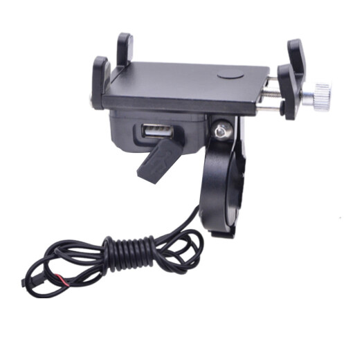 Ebike phone holder with USB charger for motorcycle ATV 2