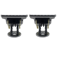 T-shaped hair clipper blade T9 replacement head silver