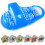 Bathroom foot scrubber brush with bristles blue 1