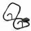 (Black) Compact White Exercise Equipment | Ab Roller for Home Workouts - Sturdy Core Trainer for Sit Ups & Strength Training 1