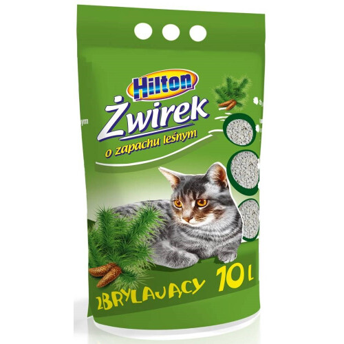 HILTON bentonite clumping forest cat litter - 10 l 1