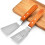 Metal Spatula Set Wooden Handle 2 pcs 5