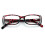 Women's rectangular rhinestone reading glasses 1.0 2