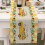 Linen Table Runner Rustic 13x70 Inch 1