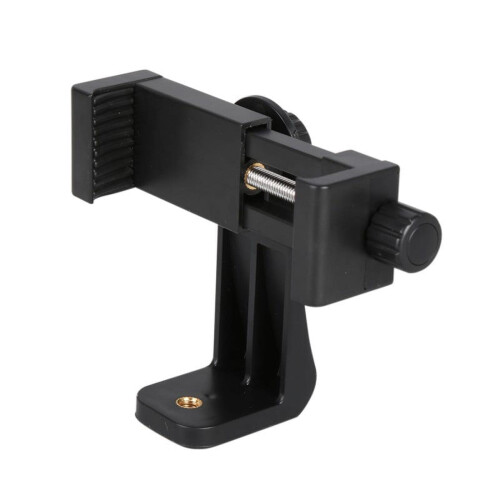 Universal phone tripod mount with 360 rotation and