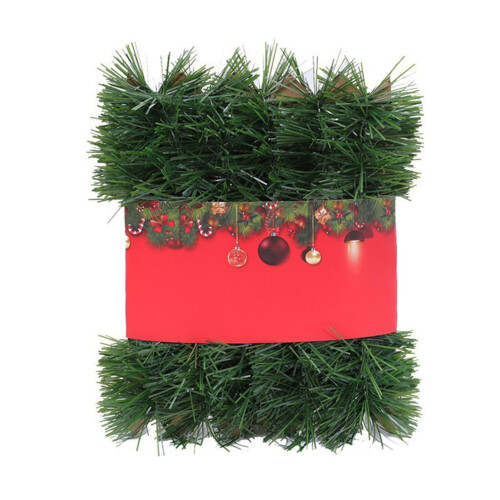 Washranp Christmas pine garland artificial unlit green 6 1