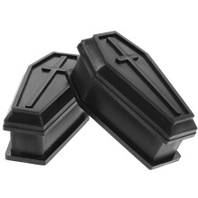 Haunted House Coffin Prop Decor 2 pcs