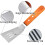 Metal Spatula Set Wooden Handle 2 pcs 2