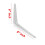 Metal Wall Corner Shelf Brackets 6" x 8", White, 20 Pack 2