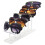 Acrylic eyeglasses stand clear multi-tier 3-tier 5