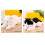 White cat stuffed animal soft realistic 14.96 inch 4