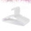 Weis kids clothes hangers plastic white 20 pcs 2