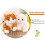 White cat stuffed animal soft realistic 14.96 inch 5