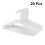 Weis kids clothes hangers plastic white 20 pcs 4