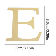 Siubich 3D Family Home Sign E - Rustic Acrylic Mirror Wall