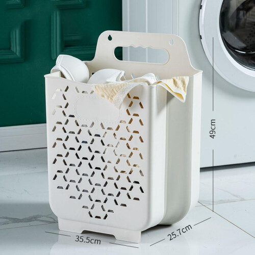 Wall-Mounted Folding Laundry Hamper Medium 1