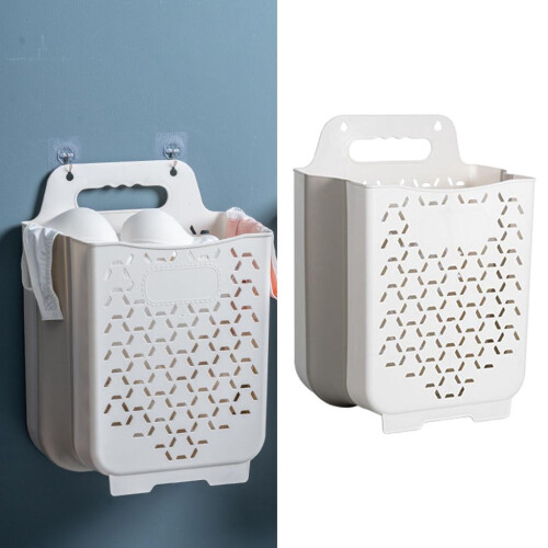 Wall-Mounted Folding Laundry Hamper Medium 2