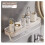 Wall Mounted Bathroom Organizer Shelf Multitier 6