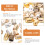 Lixi earring tassel fixing caps 5x4mm 3 packs assorted 4