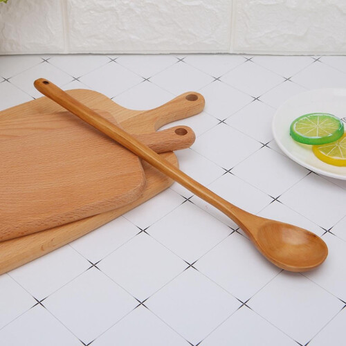 Wooden Cooking Spoon Extra Long Handle 13 Inch 2