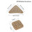 Hermit Crab Climbing Toy Natural Seagrass Net Mat 2-Pack 3