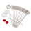 Silver Round Wire Photo Clips 50 Count 2