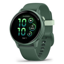 Garmin vívoactive 6 3.05 cm (1.2 ) AMOLED 42 mm Digital 390 x 390 pixels Touchscreen Green Wi-Fi GPS (satellite)