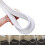 White PVC Shower Water Stopper Strip 1M 4