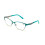 Women's cat-eye optical reading glasses metal frame clear 2