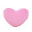 Pink Plush Heart Pillow Decorative Cushion 1 Piece 1