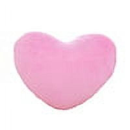Pink Plush Heart Pillow Decorative Cushion 1 Piece