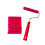 Paint roller brush 6 inch with metal pole 1
