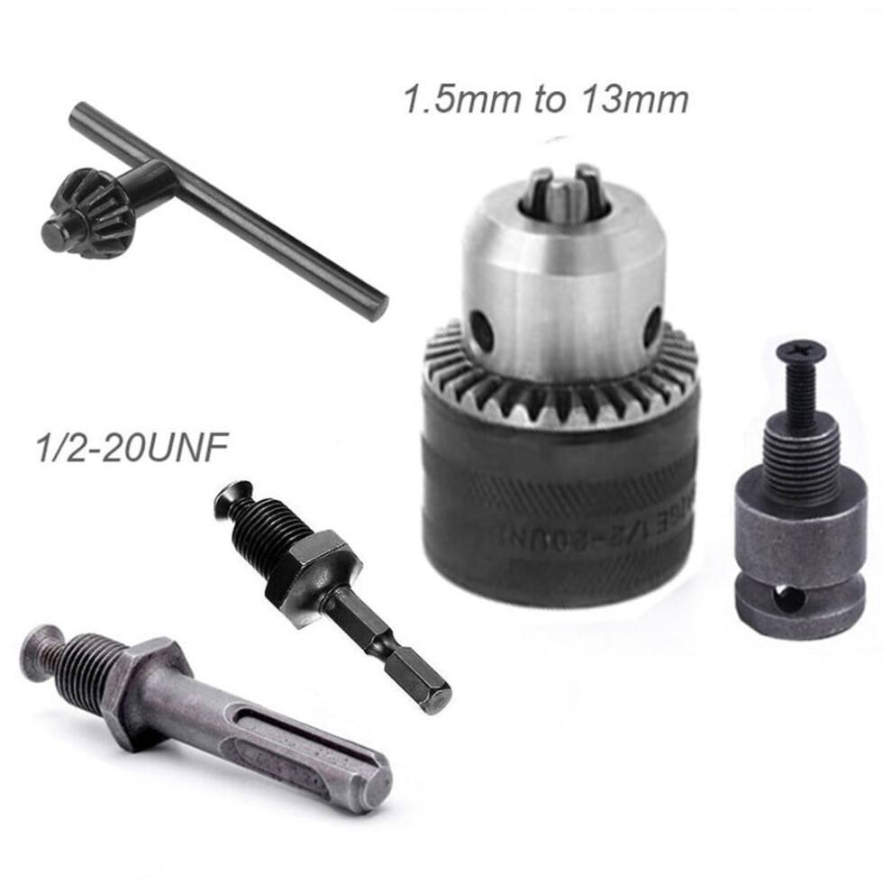 Drill Chuck Adapter 1.5-13Mm 1/2"-20Unf For Impact Driver 969218035726