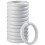 Clear Plastic Shower Curtain Rings 12 PCS 1
