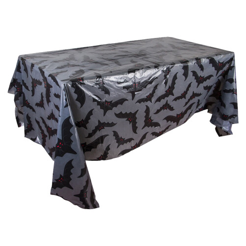 Halloween tablecloth wipeable reusable 51 x 86 inch