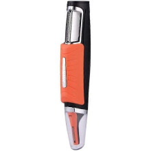 Jyzt 2-in-1 scheerapparaat/trimmer met dubbele kop voor mannen, Micro-Touch neushaartrimmer, wenkbrauwtrimmer, oortrimmer, baardtrimmer