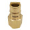 Propane Gas Hose with Quick Coupling, 3/8 Inch Brass Plug 2