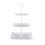 Frugttallerken3-lags rund cupcake-stander 1