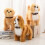 Interactive electronic dog toy plush with walking and 4